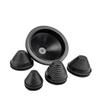 GatherTOOL 1/2Pcs Black Tapered Rubber Wiring Grommets Gasket Electric Box Cable Protector Dust Plug 12/25/30/35/40/50/60/70/80/90-130mm (Color : Black, Size : 12mm B Size (2pcs)) view 1