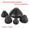 GatherTOOL 1/2Pcs Black Tapered Rubber Wiring Grommets Gasket Electric Box Cable Protector Dust Plug 12/25/30/35/40/50/60/70/80/90-130mm (Color : Black, Size : 12mm B Size (2pcs)) view 2