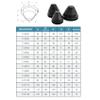 GatherTOOL 1/2Pcs Black Tapered Rubber Wiring Grommets Gasket Electric Box Cable Protector Dust Plug 12/25/30/35/40/50/60/70/80/90-130mm (Color : Black, Size : 12mm B Size (2pcs)) view 3