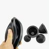 GatherTOOL 1/2Pcs Black Tapered Rubber Wiring Grommets Gasket Electric Box Cable Protector Dust Plug 12/25/30/35/40/50/60/70/80/90-130mm (Color : Black, Size : 12mm B Size (2pcs)) view 4