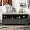 LUMISOL Storage Bench with 2 Doors and Shoe Rack Storage Chest with Seat Cushion Shoe Cabinet for Foyer Entryway Hallway view 2