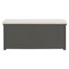 LUMISOL Storage Bench with 2 Doors and Shoe Rack Storage Chest with Seat Cushion Shoe Cabinet for Foyer Entryway Hallway view 4