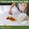 Zippered Queen Mattress Protector (14"-16" Depth) - Bed Bug Waterproof Mattress Cover, Premium Quality Hypoallergenic Encasement White view 4