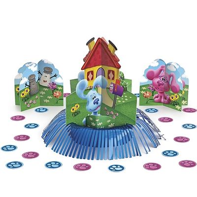 Blue's Clues Multicolor Table Decorating Kit - 1 Set - All-in-One CDU Display for Vibrant Parties & Celebrations