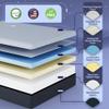 Celestial Sleep 12 Inch Full Mattress, Made in The USA, CertiPUR-US, Oeko-Tex, and Fiberglass-Free Certified Cooling Bed, Gel Memory Foam Mattress in a Box - Soft view 2