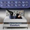 Celestial Sleep 12 Inch Full Mattress, Made in The USA, CertiPUR-US, Oeko-Tex, and Fiberglass-Free Certified Cooling Bed, Gel Memory Foam Mattress in a Box - Soft view 3