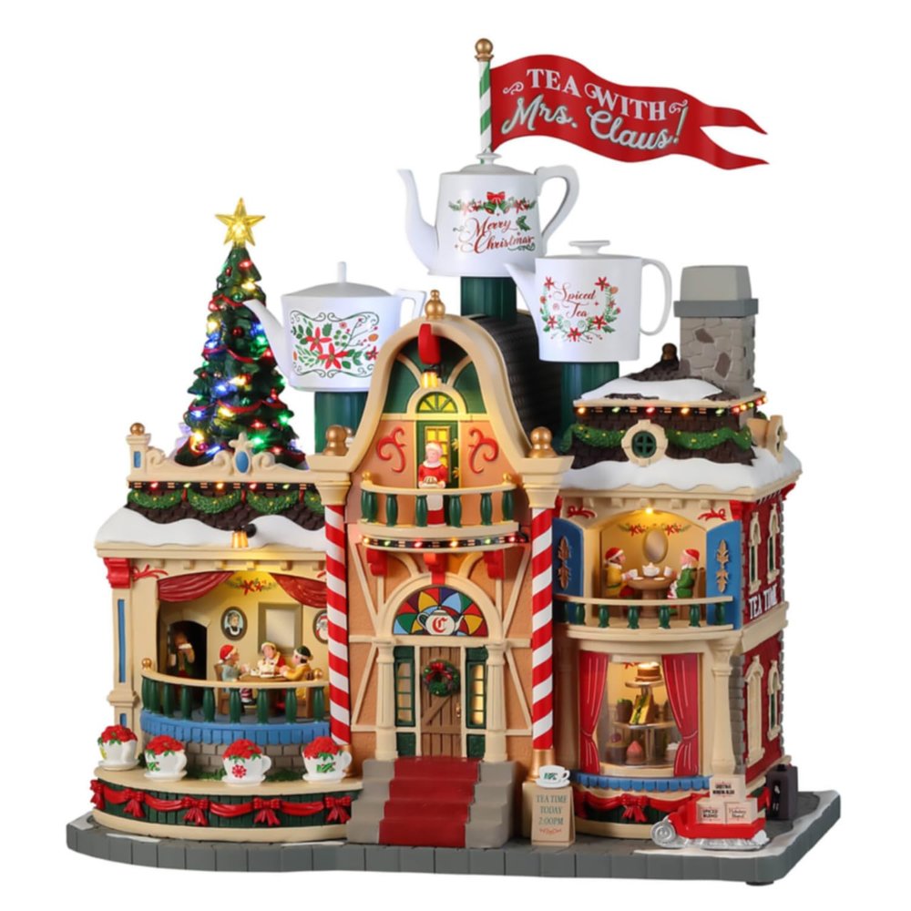 Lemax Tea with Mrs. Claus, with 4.5V Adaptor #35018