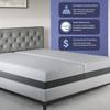 Celestial Sleep 12 Inch Split King Mattress, Made in The USA, CertiPUR-US, Oeko-Tex, and Fiberglass-Free Certified Cooling Bed, Gel Memory Foam Mattress in a Box - Soft view 4