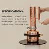 Copper Pro Hydrosol Distiller Kit 1.3G (5L) | Column 0.53G (2L) - Plant Extractor, Hydrosol Machine, Hydrosol Still Maker for Home Use view 4