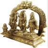BishtHub Ram Darbar Statue Brass Lord Ram Sita Lakshman Hanuman ji Idol Religious Murti Sculpture, Pack of 2 view 2