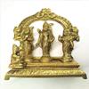 BishtHub Ram Darbar Statue Brass Lord Ram Sita Lakshman Hanuman ji Idol Religious Murti Sculpture, Pack of 2 view 4