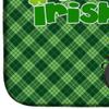 Caroline's Treasures WDK4751DDM Black Boston Terrier St. Patrick's Day Dish Drying Mat Absorbent Dish Drying Mat Pad for Kitchen Counter Dish Drainer Mat for Countertop, 14 x 21", Multicolor view 4