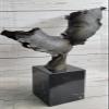 EUROPEAN BRONZE Bronze Sculpture Modern Art Abstract Male and Female Kissing by Dali Decor Decorative Gift Deal view 1