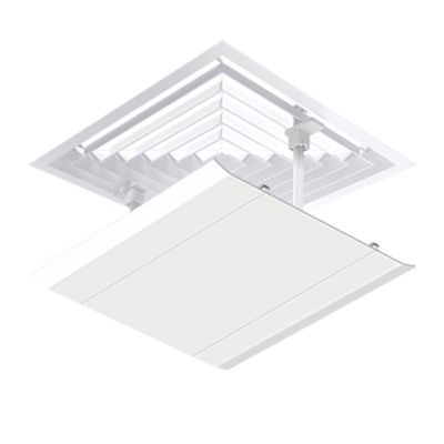 Air Conditioner Deflector for Ceiling Central Air Conditioning Prevents Direct Air Blowing, Causing Disturbance From Direct Cold Air Flow Angle Adjustable Lightweight Plastic Material ( Color : Square