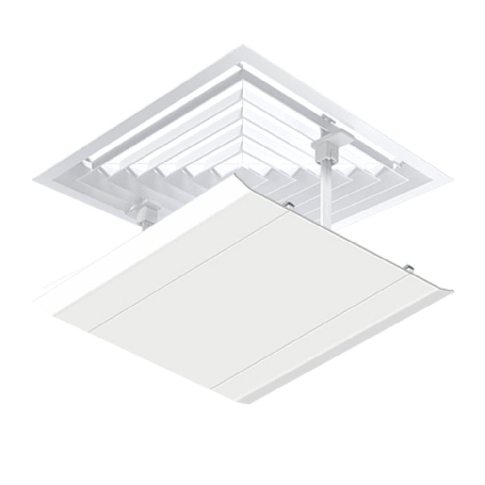 Air Conditioner Deflector for Ceiling Central Air Conditioning Prevents Direct Air Blowing, Causing Disturbance From Direct Cold Air Flow Angle Adjustable Lightweight Plastic Material ( Color : Square
