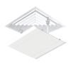 Air Conditioner Deflector for Ceiling Central Air Conditioning Prevents Direct Air Blowing, Causing Disturbance From Direct Cold Air Flow Angle Adjustable Lightweight Plastic Material ( Color : Square view 1