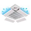 Air Conditioning Deflectors for Central Ceiling Air Conditioners Prevent Direct Air Blowing And Interference With The Direct Flow of Cold Air Adjustable Angle Light Material Artefacts ( Size : 130*20 view 2