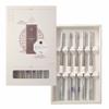 BALWOO Chopsticks [Made in Korea][5 Sets] 430 Premium Stainless Steel Chopsticks, Mukbang Kitchen Utensil, Cutlery Silverware Stainless Tableware (Goryeo Celadon White) view 1