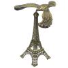 Toddmomy Eiffel Tower Balance Bird Statue: Alloy Retro Eiffel Tower Eagle Balancing Bird for Home Office Decoration view 1
