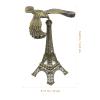 Toddmomy Eiffel Tower Balance Bird Statue: Alloy Retro Eiffel Tower Eagle Balancing Bird for Home Office Decoration view 4