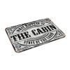 Abipuir Knock Before Entering Door Sign What Happens at The Cabin Stays at The Cabin Rug Childrens Room Decor Front Door Inside Mat (Size : 65X90CM) view 2