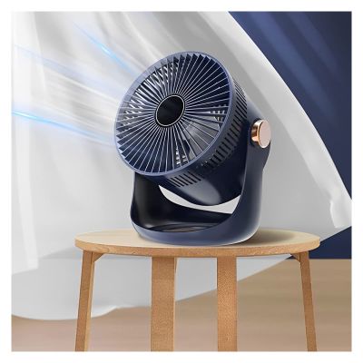 8 Wall Mount Fan, Table Fan, 3 Speed Settings, 180 Adjustable Tilt, Air Circulator Fan For Bedroom, Home, Office, Kitchen