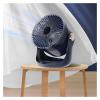 8 Wall Mount Fan, Table Fan, 3 Speed Settings, 180 Adjustable Tilt, Air Circulator Fan For Bedroom, Home, Office, Kitchen view 1