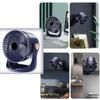 8 Wall Mount Fan, Table Fan, 3 Speed Settings, 180 Adjustable Tilt, Air Circulator Fan For Bedroom, Home, Office, Kitchen view 2