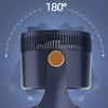 8 Wall Mount Fan, Table Fan, 3 Speed Settings, 180 Adjustable Tilt, Air Circulator Fan For Bedroom, Home, Office, Kitchen view 3