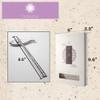 BALWOO Chopsticks [Made in Korea][5 Sets] 430 Premium Stainless Steel Chopsticks, Mukbang Kitchen Utensil, Cutlery Silverware Stainless Tableware (The milky way) view 3