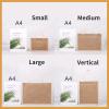 TopTie 6 PCS Jute Tote Bags Burlap Bridesmaid Bags Beach Bag Reusable Grocery Bags view 4