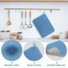 GeeRic Microfiber Dish Drying Mat, Super Absorbent Kitchen Dish Drying Pad for Valentine's Day, Reversible Gift Mats for Countertop, 12 * 16 inch Blue view 4