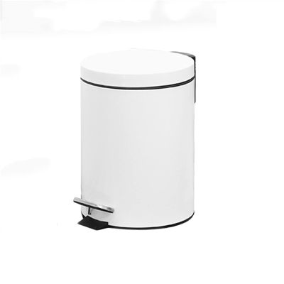 Kitchens Trash Can Large Indoor Trash Can Round Stamped Trash Can with Lid Office Bedroom Waste Paper Basket Home Office - Holds Waste (Color : Gold)