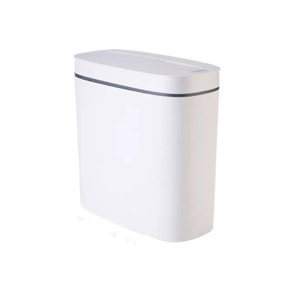 CRAGCO Kitchens Trash Can 14LAutomatic Induction Trash Can Smart Trash Can with Cover in Domestic Kitchen Trash can Home Office - Holds Waste (Color : Gold)