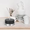 CALLARON Silicone Cup Mat Set Drink Coasters with Storage Holder for Home Bar Accessories view 3
