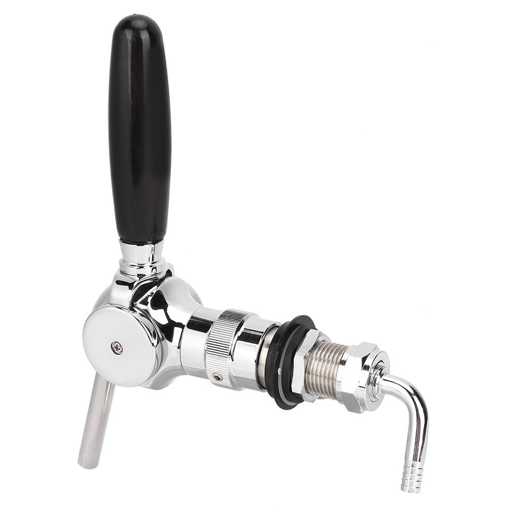 Adjustable Beer Faucet, Beer Tap,Draft Beer Faucet Household Brass Beer Tap Faucet Keg Flowing Control Ball Beer Tap for Homebrew Dispensing Tap Standard Faucet Tap