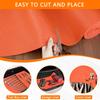 Foam Toolbox Liner Drawer Mat 1/8 Inch Thick X 16 Inch Wide X 16 Ft Long Orange, No Slip for Protecting Cabinet, Garage, Cart, Tool Box view 4