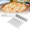 Dough Pastry Cutter Multi Wheel Stainless Steel Pizza Cutter Dough Pastry Bread Cutting Tool Kitchen Baking Tool Versatile Brownie Cutter Pasta Maker(7 Wheel) view 3
