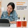 Shining Craft Coffee Syrup Dispenser Bottles Set 2 Pack 7 OZ Simple Small Syrup Bottles Set with Metal Pour Spout Ideal for Coffee Syrups, Condiments, Coffee bar, SC056 (2 pack) view 2