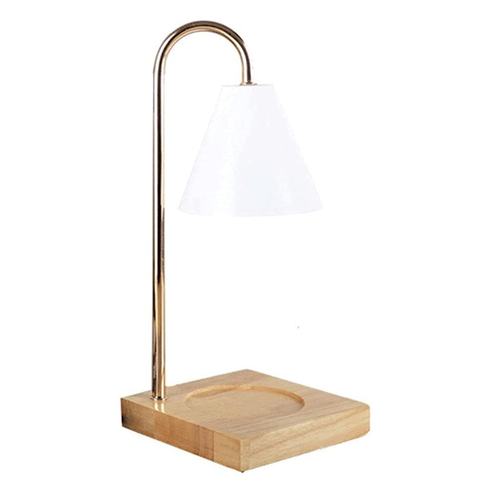 Candle Lamp Creative Melting Wax Lamp with 2 Bulbs and Adjustable Brightness Candle Warmer Lamp for Top Down Wax Melting Lamp