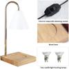 Candle Lamp Creative Melting Wax Lamp with 2 Bulbs and Adjustable Brightness Candle Warmer Lamp for Top Down Wax Melting Lamp view 3
