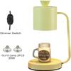 Candle Light Cup Shape with 2 Bulbs 35w Melting Wax Lamp Eye Protection Dimmable Candle Warmer Romantic Aromatherapy Lamp view 4