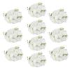 10 PCS 11.8inch Diameter Fake Flower Balls White Rose Artificial Arrangements for Wedding Centerpiece Table Decorations Flower Ball Arrangement Bouquet for Centerpieces Tables view 1