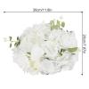 10 PCS 11.8inch Diameter Fake Flower Balls White Rose Artificial Arrangements for Wedding Centerpiece Table Decorations Flower Ball Arrangement Bouquet for Centerpieces Tables view 3