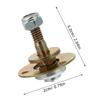 Angoily Rocker Chair 4pcs Furniture Rocking Chair Bearing Connecting Piece Screws Bolts Furniture Connecting Accessories Mecedora view 3