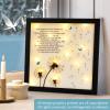 Memorial Gifts LED Shadow Box - Sympathy Gifts for Loss of Mother, Father & Loved Ones - Dandelion Decor view 2