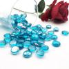 YGFRSTO Flat Glass Marbles 1 Pound Vase Filler Fire Pit Glass Pebbles for Indoor Plants, Aquarium Fish Tank Decorations, Home Decor, Fire Pit, Landscaping, Arts Crafts (Ocean Blue) view 3