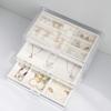 EKAYG Transparent Acrylic Storage Box, Simple Style Drawer-Style Jewelry Storage, Necklace, Earrings and Ring Organizer view 4