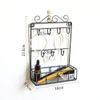 EKAYG Wrought Iron Jewelry Storage Rack Display Rack Hairpin Wall Hanging Rack Necklace Earrings Earrings Bracelet Jewelry view 2