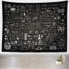 BELECO Science Tapestry Classroom Blackboard Educational Tapestry 60x40 Inch Biology Math Physics Science Formulas Tapestry Science Lab Mad Science Decor Classroom Bedroom Living Room Dorm Decor view 2